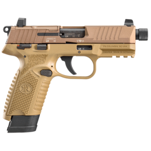 FN - 502 Tactical FDE TB Optics Ready 4.6" 15rd 22 LR