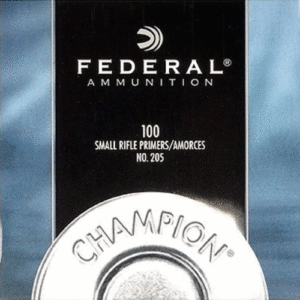 Federal Small Rifle Primers #205 Box of 1000 (10 Trays of 100)