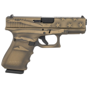 Glock - M19 Battleworn Bronze Flag  4" 9mm