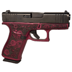 Glock - G43X "Black Cherry & Paisley" Subcompact 10rd 3.41" 9mm